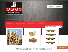 Tablet Screenshot of jalaramtimber.com